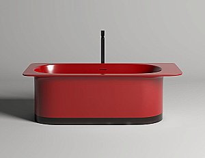 Ванна Salini NINFEA S-Stone 180х82 102721MF RAL матовая купить в интернет-магазине Sanbest