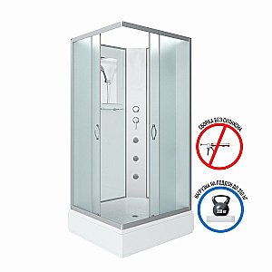 Душевая кабина Niagara Classic NG-33084-14QBKG 100х80 купить в интернет-магазине Sanbest