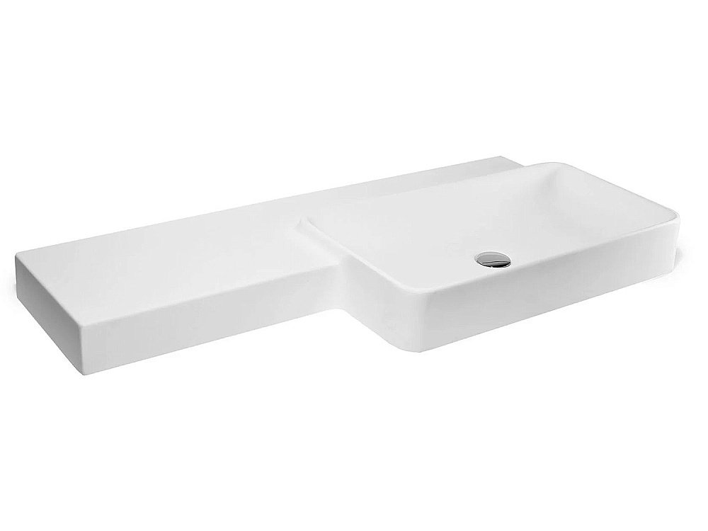 Раковина подвесная Montebianco MONZA UNO 12251 белая матовая купить в интернет-магазине Sanbest