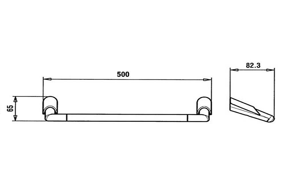 Полотенцедержатель PAINI Morgana 73CR002 50 хром купить в интернет-магазине сантехники Sanbest