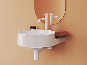 Раковина Ravak Yard 400 XJX0E240001 белый матовый купить в интернет-магазине Sanbest