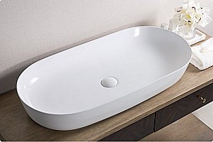 Раковина накладная Belbagno 82 BB1349 белая купить в интернет-магазине Sanbest