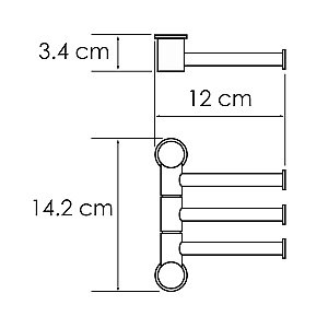 Полотенцедержатель WasserKRAFT K-1053GUN METAL оружейная сталь купить в интернет-магазине сантехники Sanbest