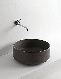 Раковина накладная Artceram Cognac 42 COL001 17 00 Nero Matt купить в интернет-магазине Sanbest