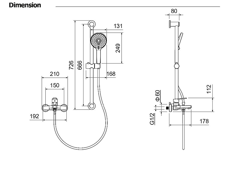 Смеситель для ванны Aquatek Лугано AQ1748BGM оружейная сталь купить в интернет-магазине сантехники Sanbest