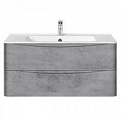 Тумба под раковину Vincea Paola 100 серая купить в интернет-магазине сантехники Sanbest