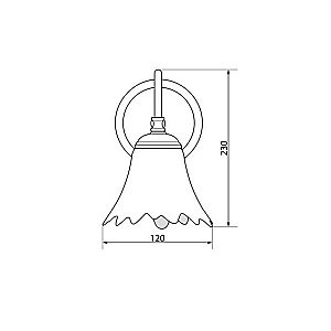 Светильник Caprigo Romano бронза купить в интернет-магазине сантехники Sanbest
