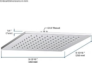Верхний душ Aquatek AQ2076CR хром купить в интернет-магазине сантехники Sanbest