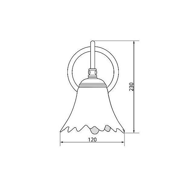 Светильник Caprigo Romano бронза купить в интернет-магазине сантехники Sanbest
