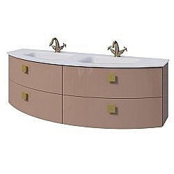 Тумба под раковину четыре ящика Caprigo Legato 150 Реестр отделок Modern купить в интернет-магазине сантехники Sanbest