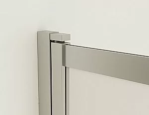 Шторка для ванны Vincea VSB-1E100CLGM 100x145 профиль вороненая сталь/стекло прозрачное купить в интернет-магазине Sanbest