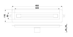 Душевой лоток Boheme Premium Trendy 65 983-60-MG матовое золото купить в интернет-магазине Sanbest