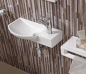 Раковина Ceramalux N 45 7947B белая купить в интернет-магазине Sanbest