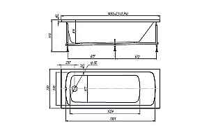 Акриловая ванна Royal Bath VIENNA RB953500 145x70x57 купить в интернет-магазине Sanbest