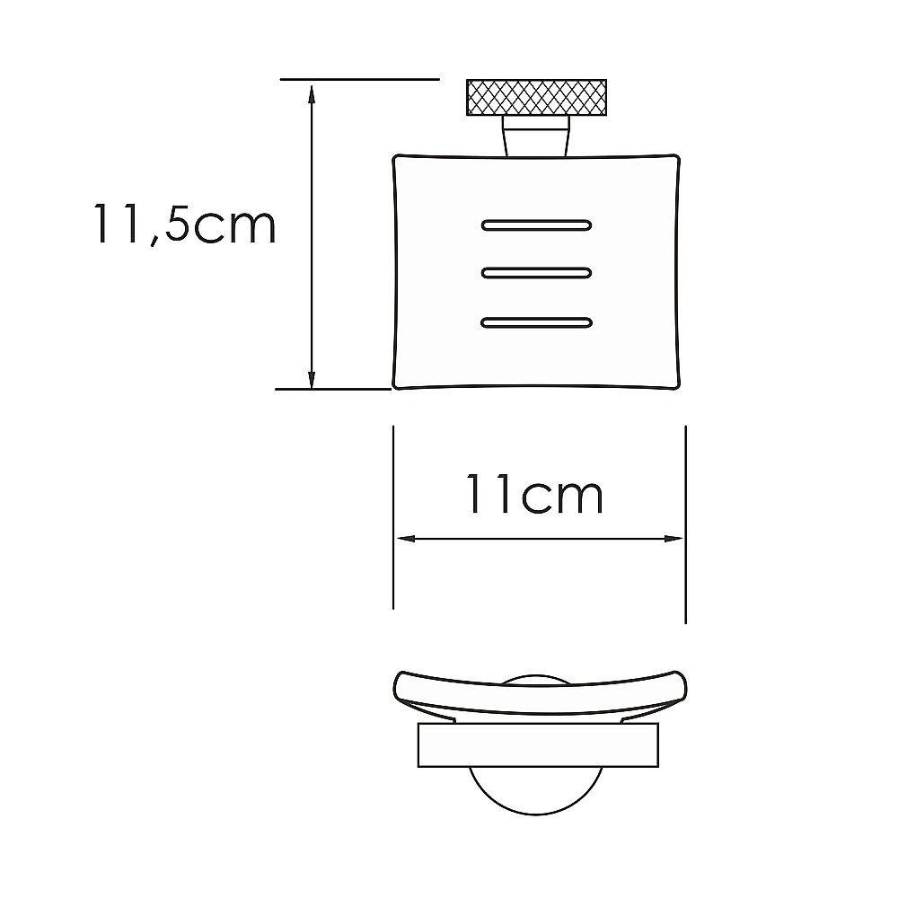 Мыльница WasserKraft Mosel K-46629 хром купить в интернет-магазине сантехники Sanbest