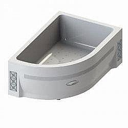 Душевой поддон Радомир к ДУ 120х80 правый купить в интернет-магазине сантехники Sanbest