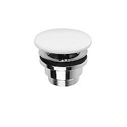 Донный клапан Simas PLCE bi matt белый матовый купить в интернет-магазине сантехники Sanbest