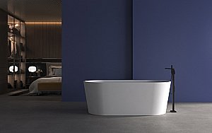 Ванна Abber 170х80 AB9209MW белая матовая купить в интернет-магазине Sanbest