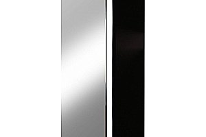 Зеркальный шкаф ART&MAX Lecce 36 AM-Lec-360-1560-1D-DS-F-Nero купить в интернет-магазине сантехники Sanbest