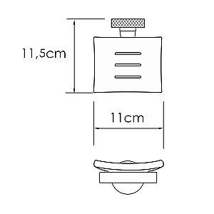 Мыльница WasserKraft Mosel K-46629 хром купить в интернет-магазине сантехники Sanbest