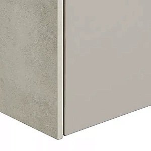 Шкаф подвесной Акватон Сохо 35 серый/галька серая для ванной в интернет-магазине сантехники Sanbest