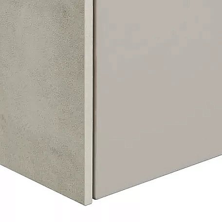 Шкаф подвесной Акватон Сохо 35 серый/галька серая для ванной в интернет-магазине сантехники Sanbest