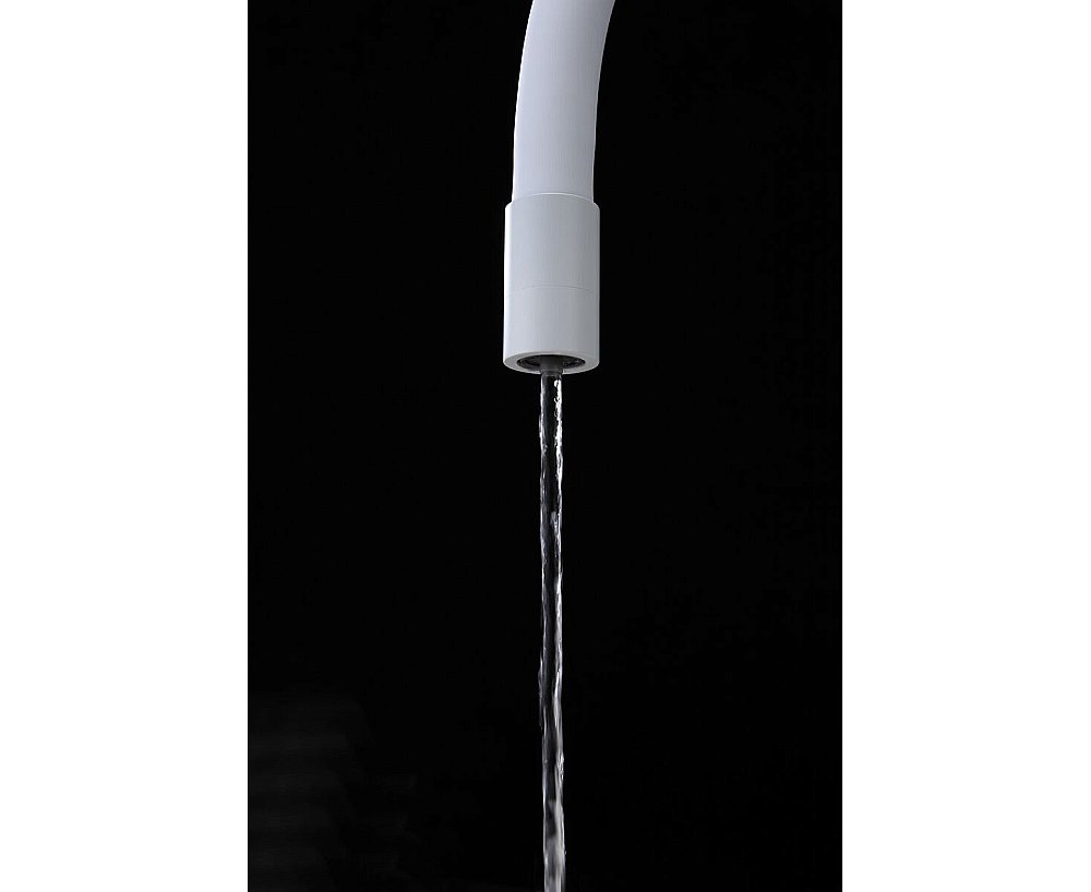 Смеситель для кухни Paulmark Salix Sa213419-WH белый матовый купить в интернет-магазине сантехники Sanbest