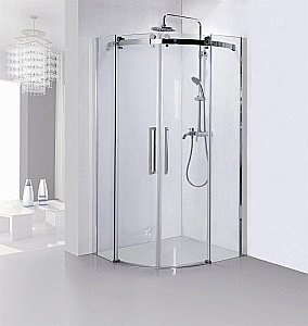Душевой уголок Bravat WAVE BS090.1202S 90х90 стекло прозрачное/профиль хром купить в интернет-магазине Sanbest
