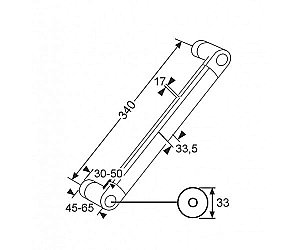 Поручень Kludi Sirena Care 6150605-00 хром купить в интернет-магазине сантехники Sanbest