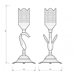 Канделябр Migliore LUXOR 26151 золото купить в интернет-магазине сантехники Sanbest