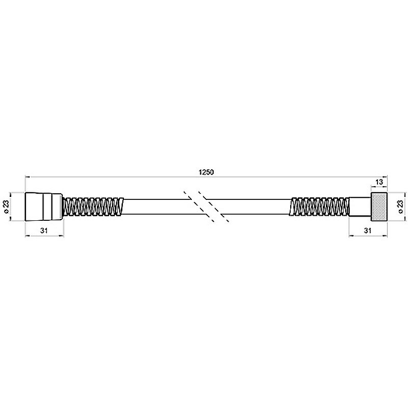 Гигиенический душ Bossini Paloma Brass E37005B.094 никель купить в интернет-магазине сантехники Sanbest