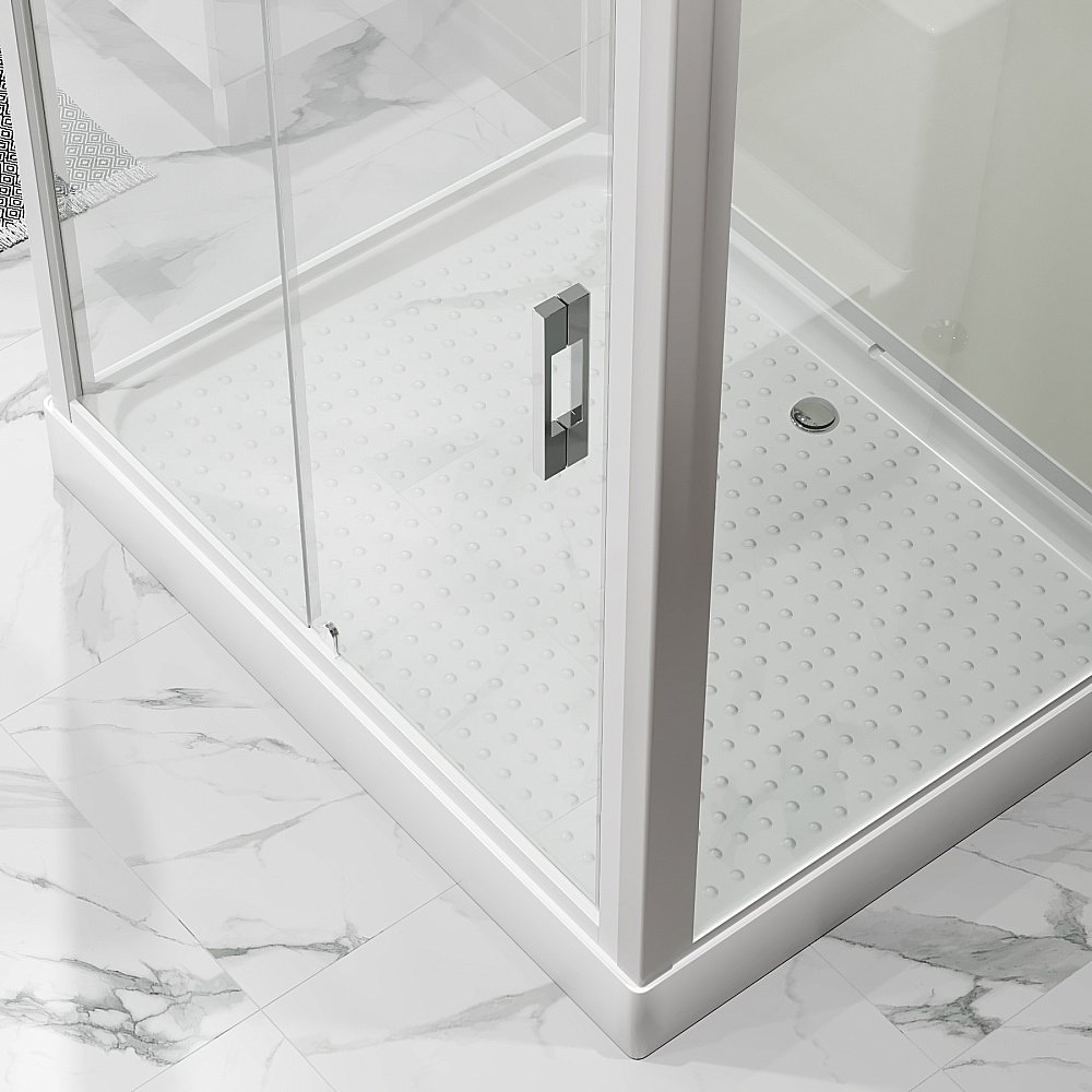 Душевая кабина Niagara Standart ST120/90/15Q 120х90 стекло прозрачное/профиль белый купить в интернет-магазине Sanbest