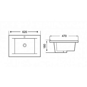 Раковина врезная WeltWasser SK DEILBACH 7505- 60 купить в интернет-магазине Sanbest