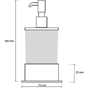 Диспенсер Bemeta Plaza 140109161 хром купить в интернет-магазине сантехники Sanbest