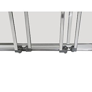 Душевой уголок Grossman Falcon GR-D110FaGRP100Fa 110х100 стекло прозрачное/профиль хром купить в интернет-магазине Sanbest