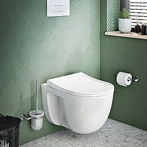 Унитаз подвесной с инсталляцией Vitra S40 SET 9860B003-7200 безободковый, с инсталляцией, с крышкой микролифт купить в интернет-магазине Sanbest