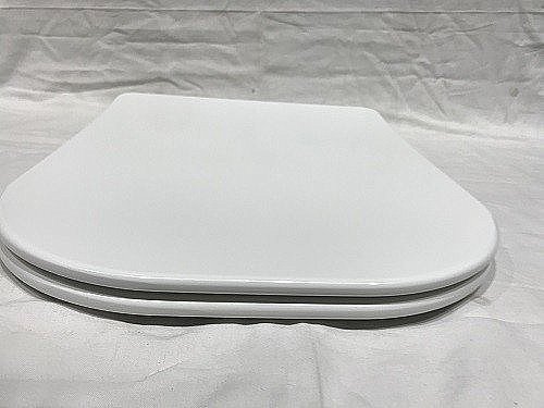 Унитаз приставной Ceramalux 215D белый, безободковый, с крышкой микролифт купить в интернет-магазине Sanbest