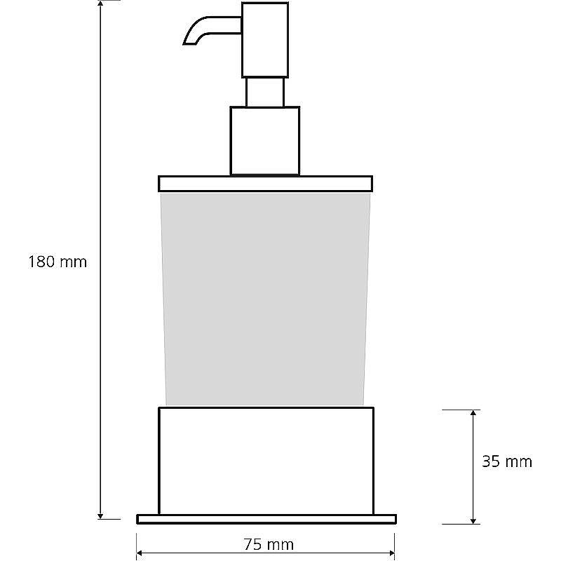 Диспенсер Bemeta Plaza 140109161 хром купить в интернет-магазине сантехники Sanbest