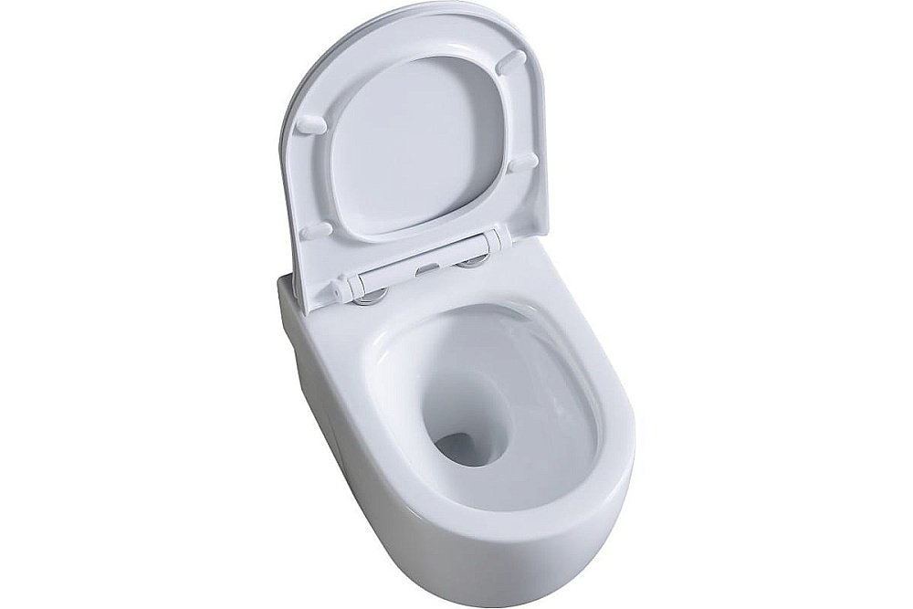 Унитаз подвесной Art&Max VERONA AM012CHRT/SC белый, с сиденьем микролифт, безободковый купить в интернет-магазине Sanbest