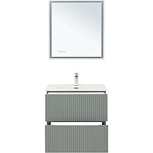 Тумба с раковиной Aquanet Джейн 70 313317 мисти грин для ванной в интернет-магазине Sanbest