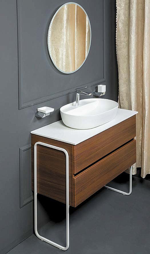 Зеркало Armadi Art Vallessi круглое с подсветкой 80 в ванную от интернет-магазине сантехники Sanbest