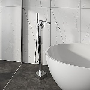 Смеситель напольный для ванны Grossman Falcon 530.K35.08.100 хром глянцевый купить в интернет-магазине сантехники Sanbest