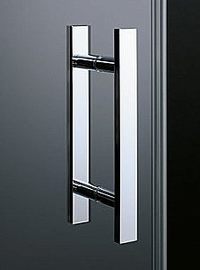 Душевой уголок Kermi Raya RA 1GR+TWD 100x80 стекло прозрачное/профиль хром правый купить в интернет-магазине Sanbest