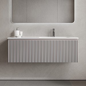 Тумба с раковиной Sancos Snob R 1.0 SNR1.0120LSM/SNR1.0120RSM Doha Soft для ванной в интернет-магазине Sanbest