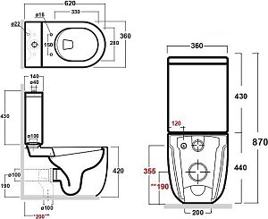 Унитаз Bien VOKHA MDKD063N1VP1W5SZ0 купить в интернет-магазине Sanbest