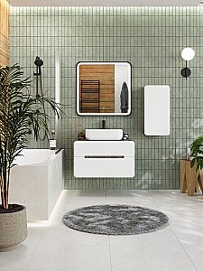 Тумба с раковиной Art&Max AM-Genova-800-2C-SO-BC/AM-78109 Бетон бромо для ванной в интернет-магазине Sanbest