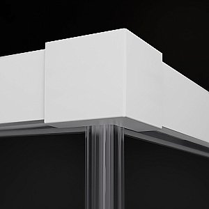 Душевой уголок Radaway Idea White KDJ 110х100 R стекло прозрачное/профиль белый матовый купить в интернет-магазине Sanbest