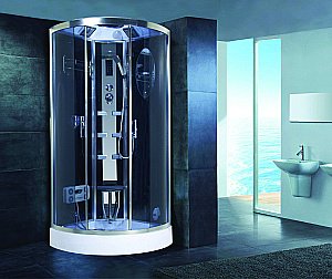 Душевая кабина Niagara Ultra NG-901-01 90х90 профиль хром/стекло тонированное без бани купить в интернет-магазине Sanbest