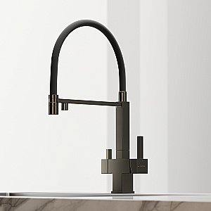 Смеситель для кухни Sancos Moro SC4006GG вороненая сталь купить в интернет-магазине сантехники Sanbest