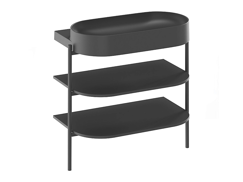 Раковина Ravak Yard 800 XJX0D080000 черный матовый купить в интернет-магазине Sanbest